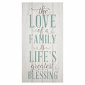 Escenografia The Love Of A Family Is A Lifes Greatest Blessing Wall Art, White ES3698955